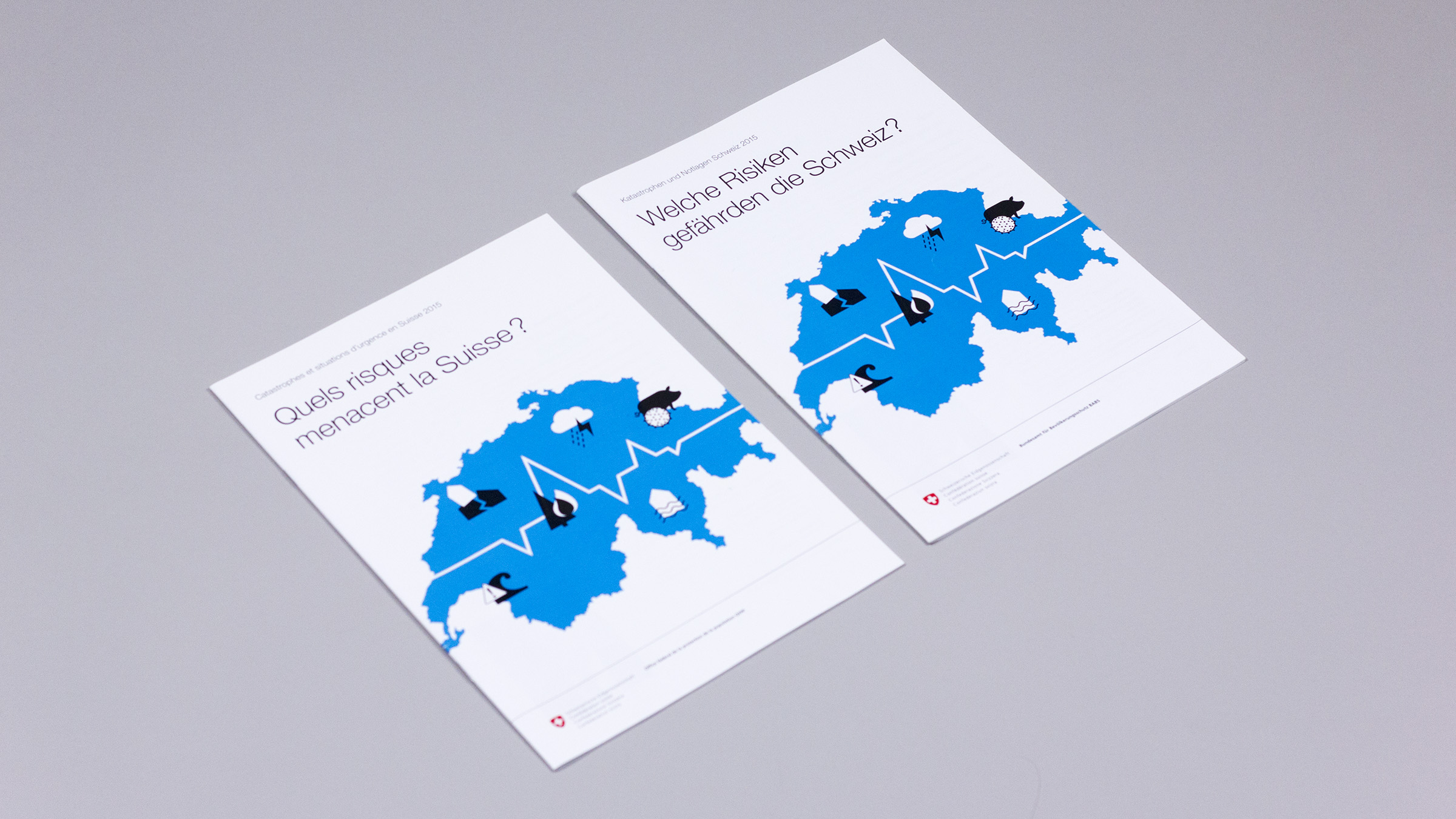 the french and the german brochure
