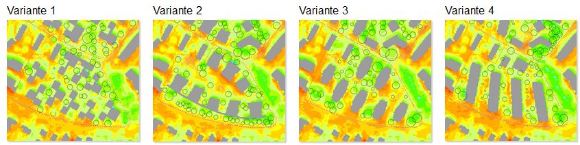 Modellierung der lokalklimatischen Auswirkung von Projektbeiträgen (geo-net, 2019)