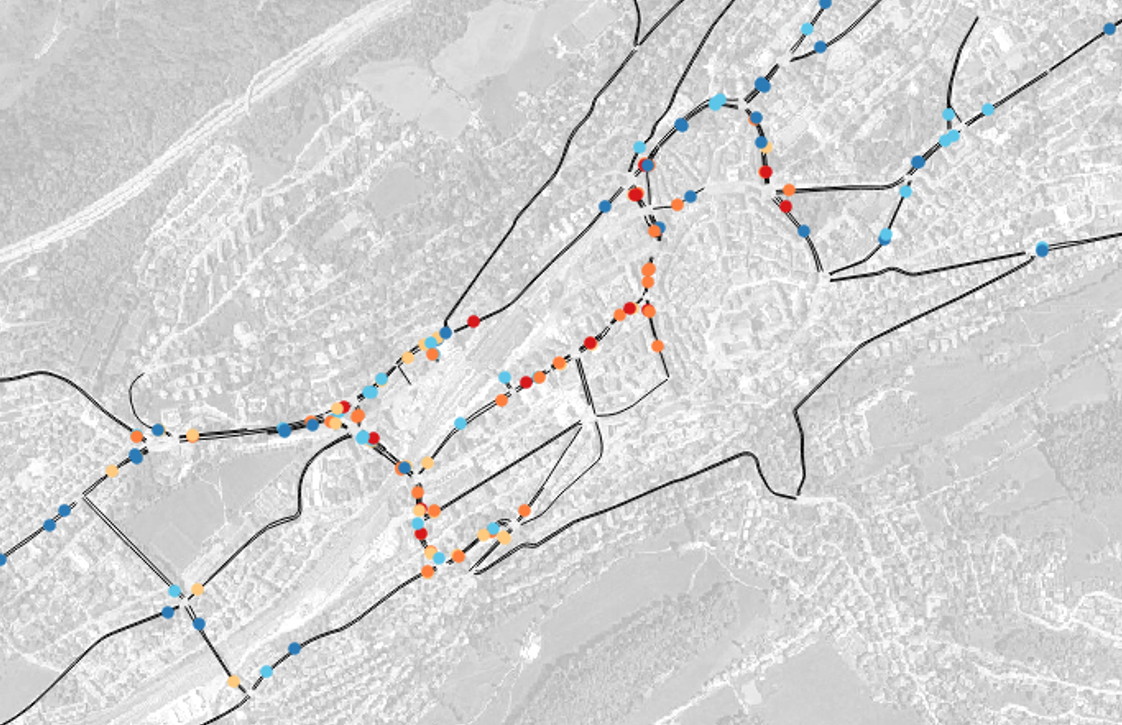 Beispiel eines Verkehrslagebildes