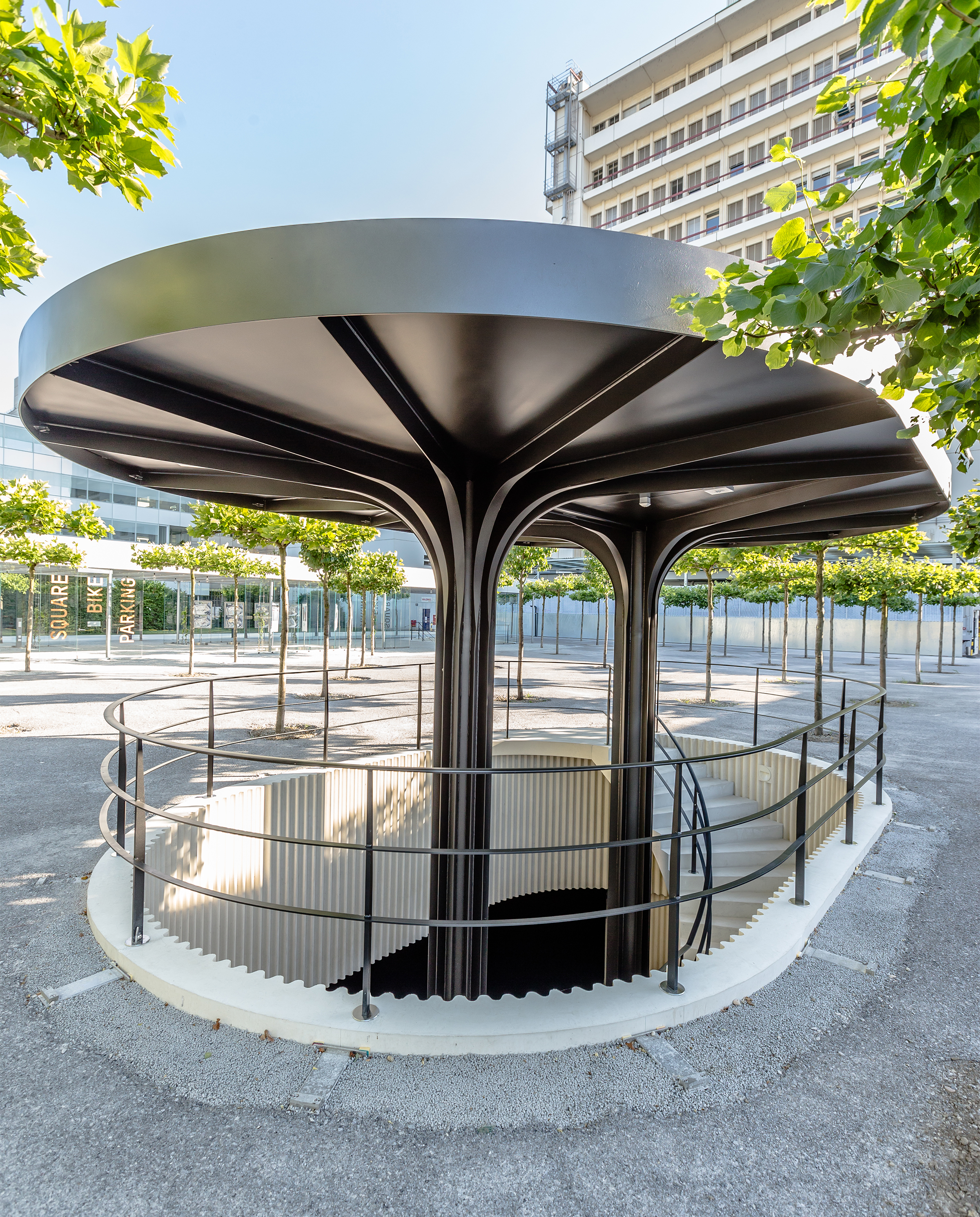 Pavillon Treppe