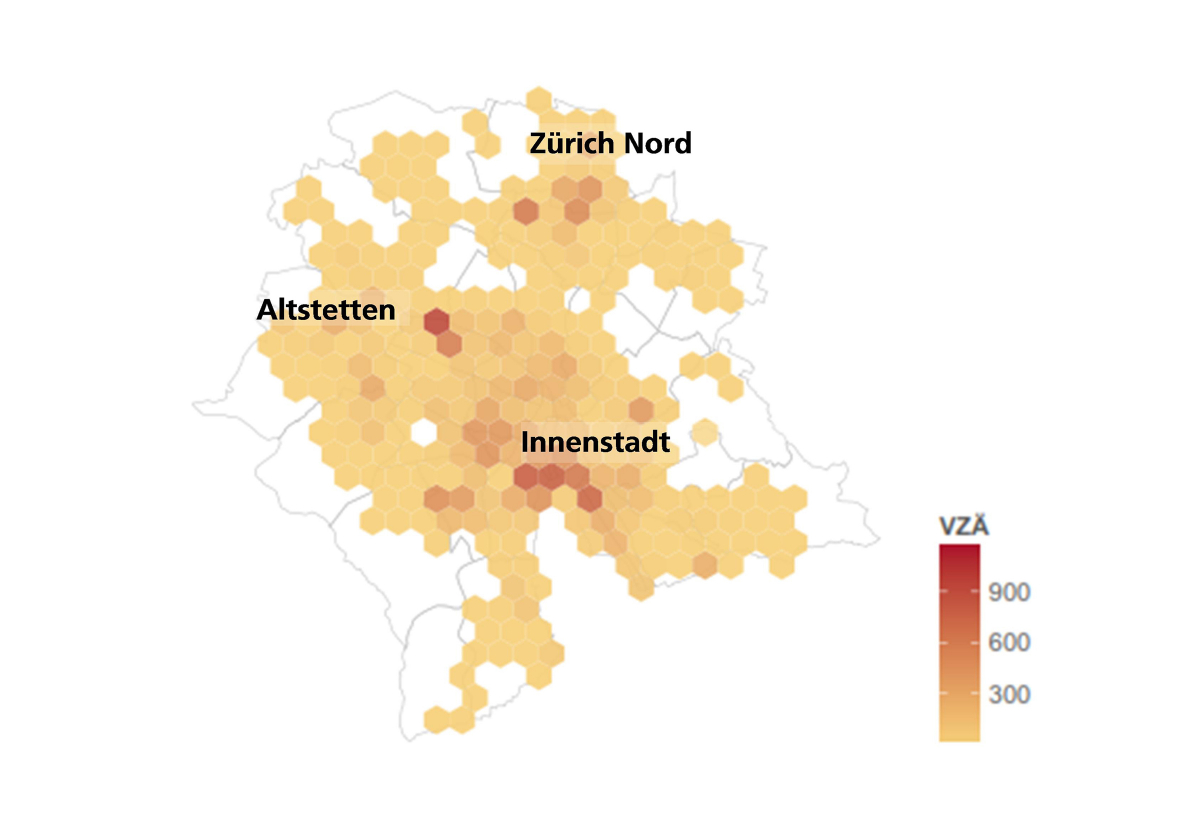 Beschäftigte in Cleantech-Dienstleistungen in der Stadt Zürich