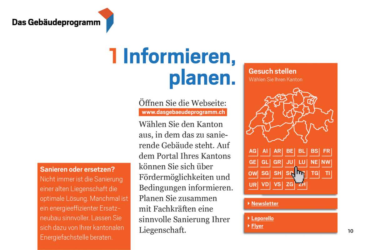 Gebäudeprogramm Leporello