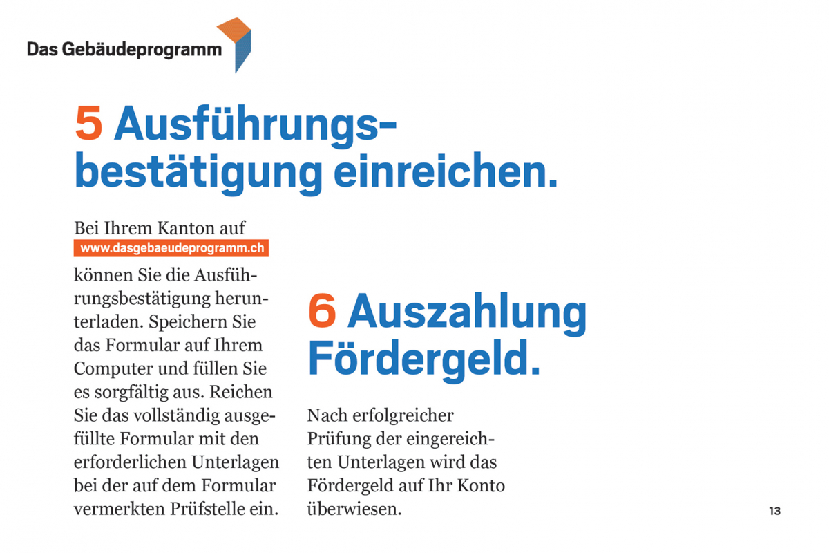 Gebäudeprogramm Leporello