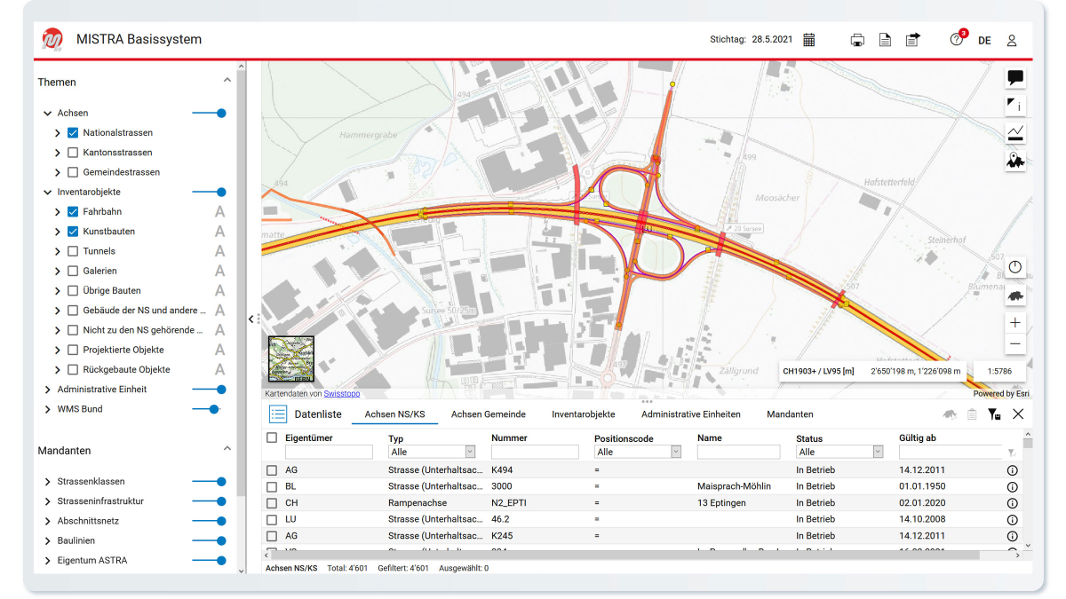 Webclient mit verbesserter Datenliste und nutzfreundlichen Filterfunktionen