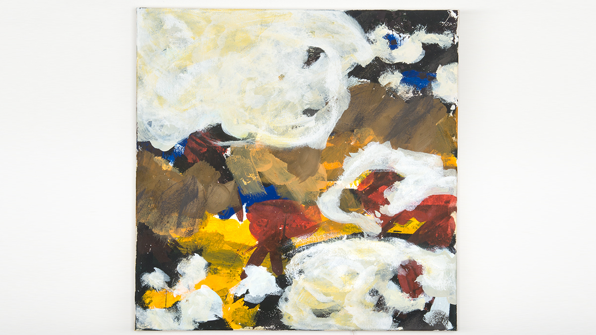 Achill Island, 2012, Gouache und Acryl auf Leinwand