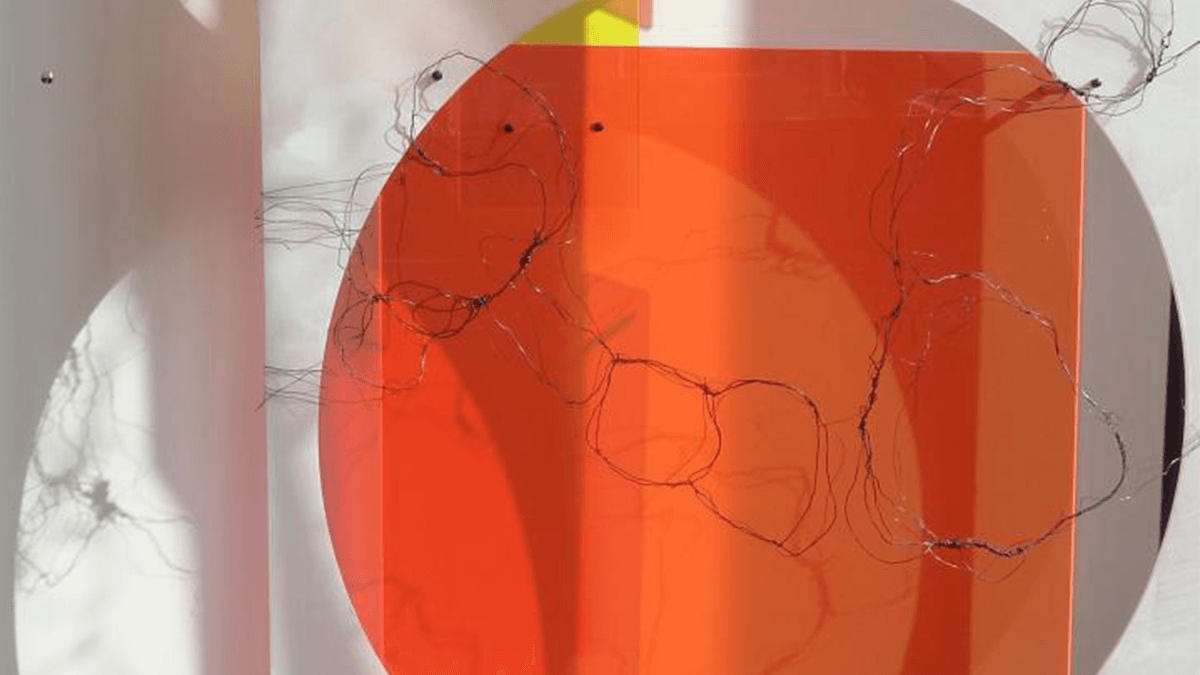 Schattenspiel, Plexiglas Draht Objekt