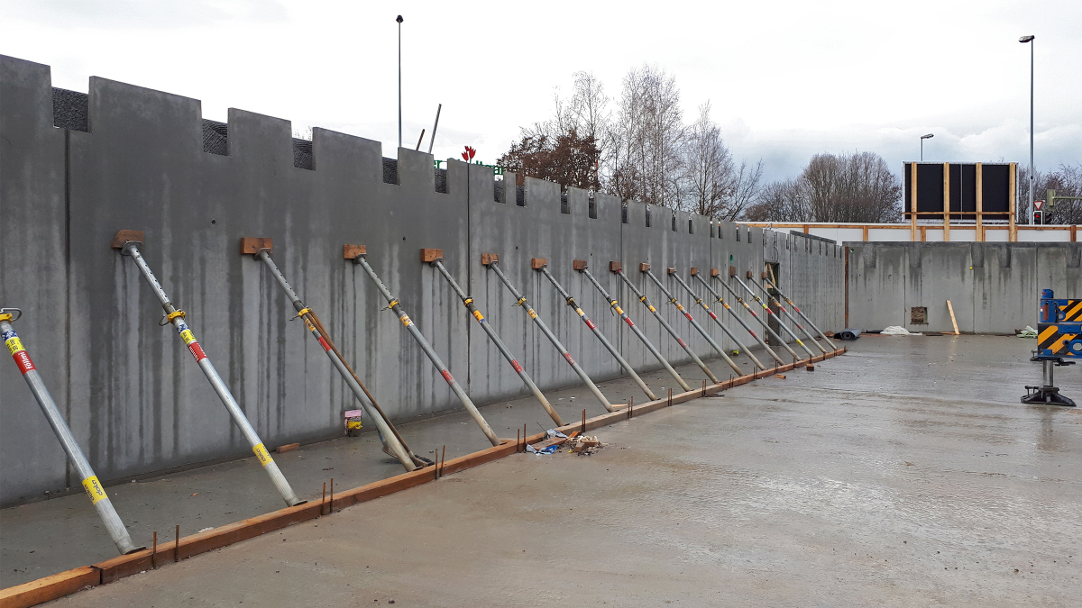 Semi-finished walls