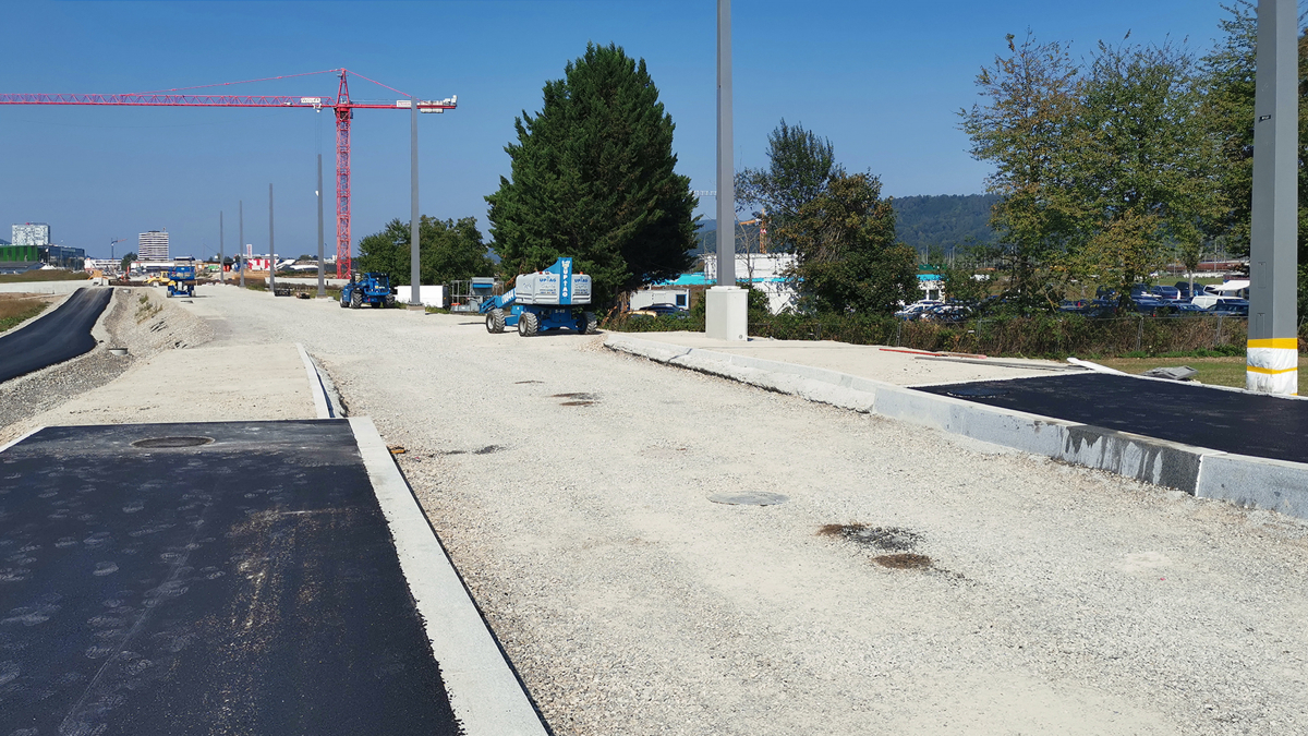 Unterbau Bahntrassee im Niderfeld