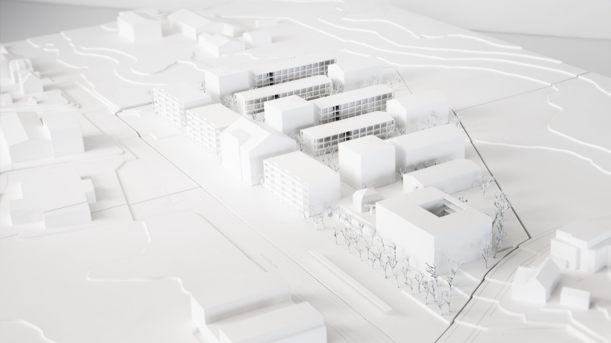 Modellfoto Studienauftrag blgp architekten ag