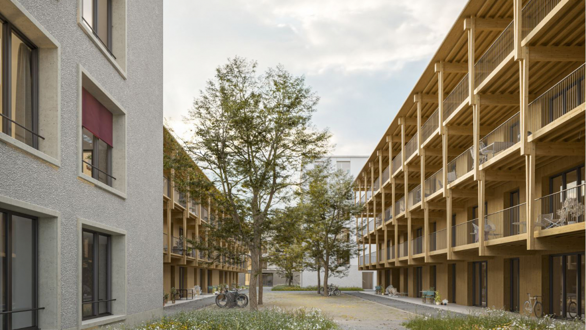 Visualisierung Studienauftrag blgp architekten ag / indievisual ag