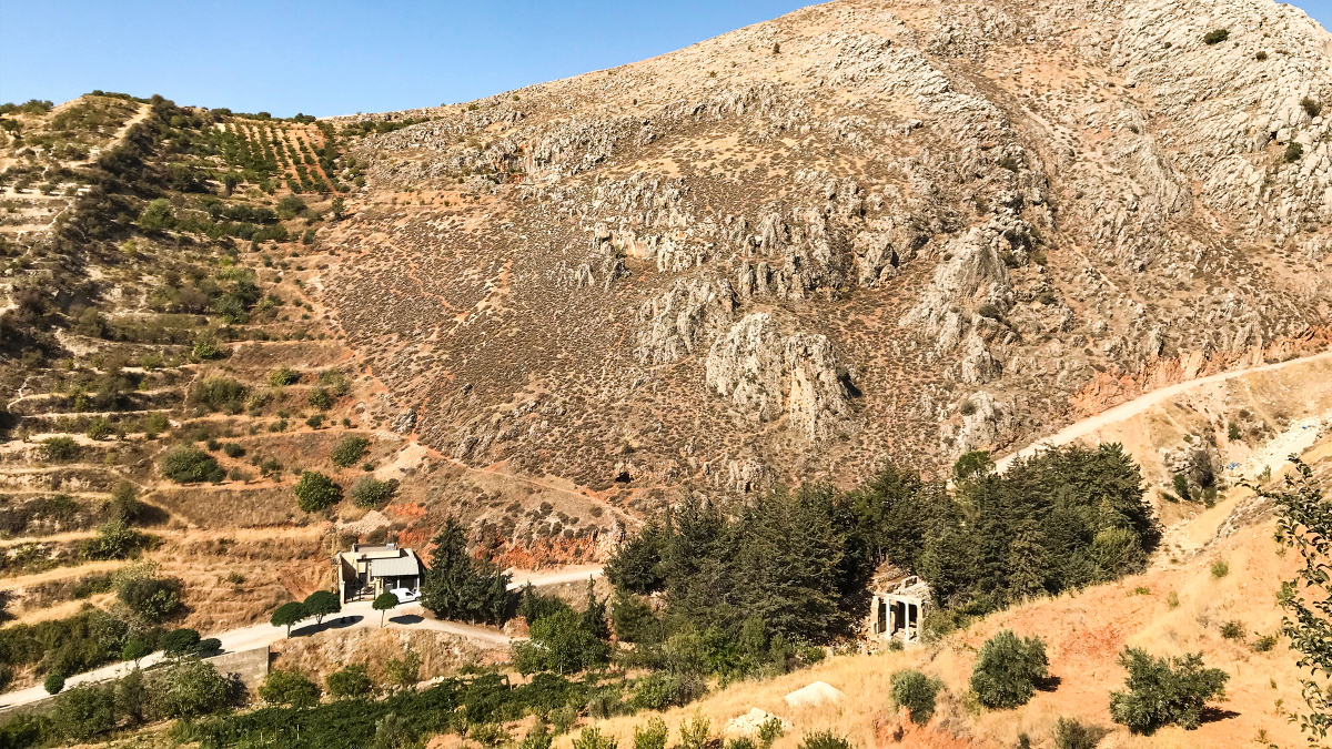 Potential site for solar panel installation in West Baalbek area