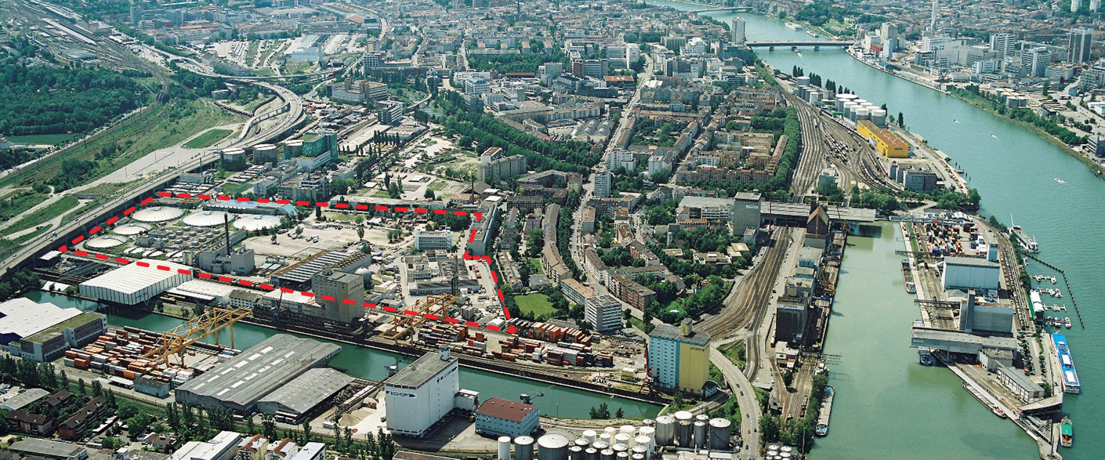 Entwicklungskonzept Industrieareal Kleinhüningen © Eggimann