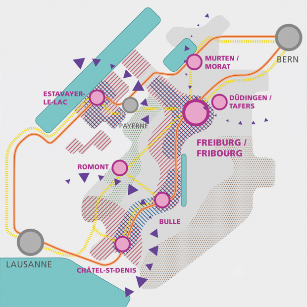 Spatial analysis for the Canton of Freiburg