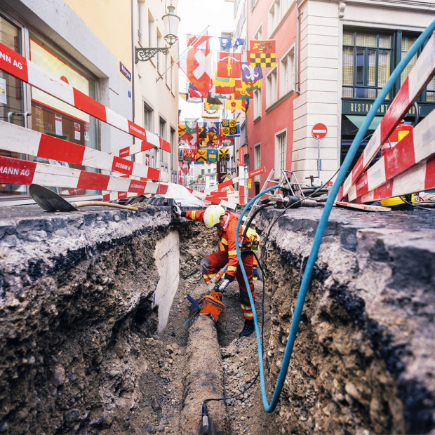 Gas-Infrastruktur im Metropolitanraum Zürich