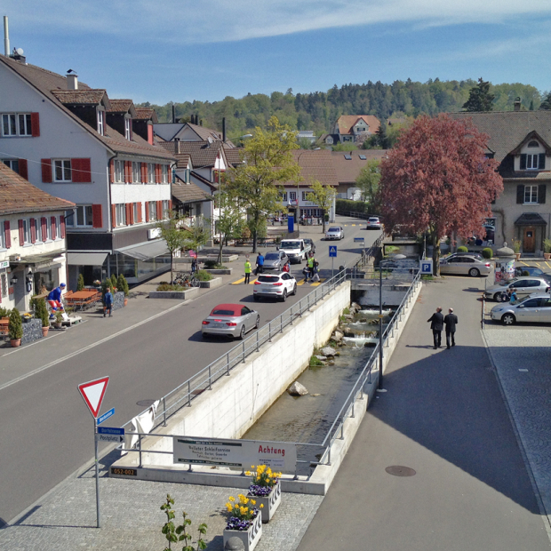 Hochwasserschutz Bassersdorf