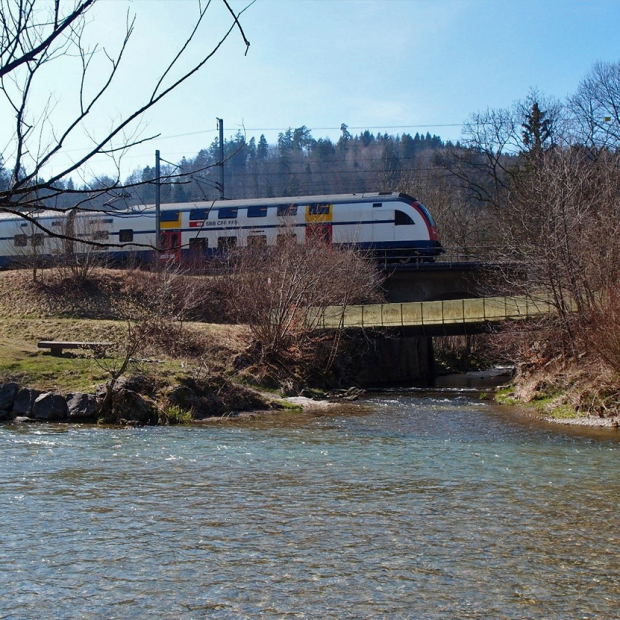 SBB-Querung Kempt: Variantenstudium Wasserbau