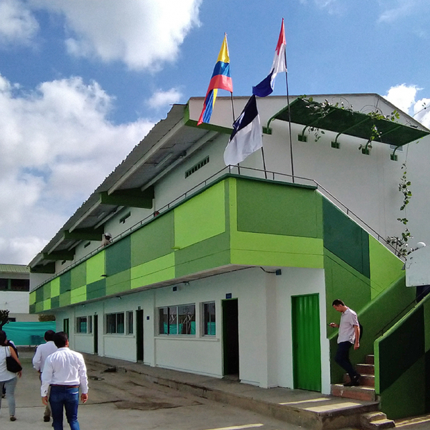 Sanierung einer Schule in der Karibik